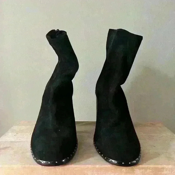 Rag & Bone Suede Blyth Boots Size 36 and a half with studs - Picture 9 of 9